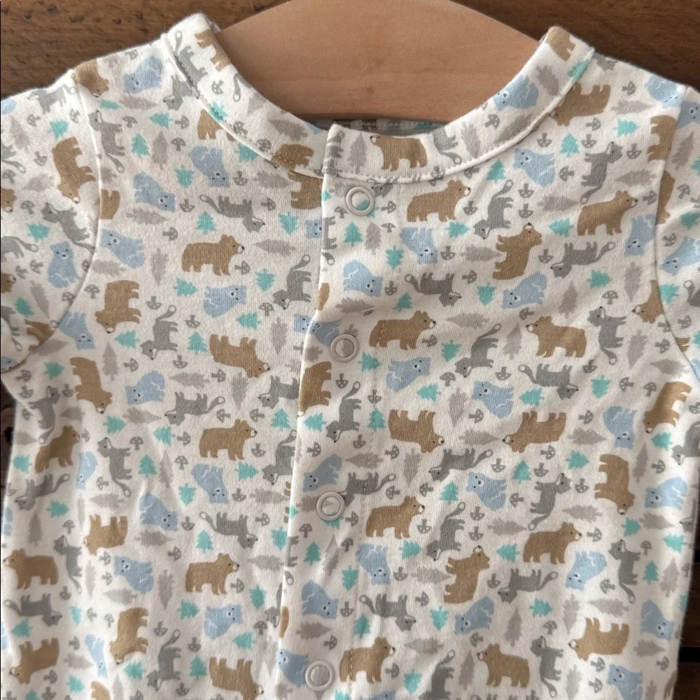 NWT Carter's Baby Boy 4-Piece Bear Sleep & Play Take Home Bundle - 3M